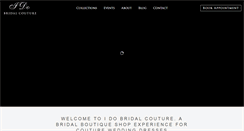 Desktop Screenshot of idobridalcouture.com